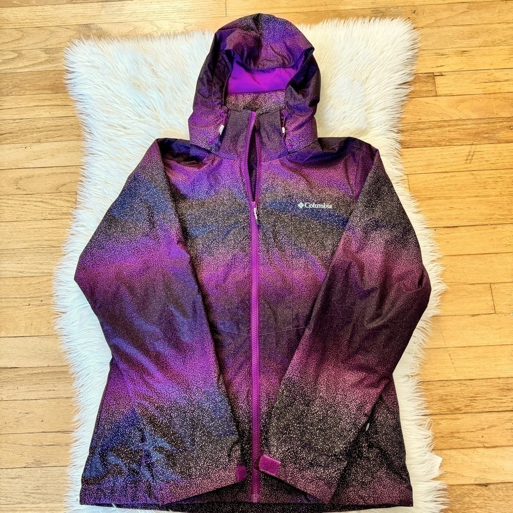 Columbia Women’s Ruby River Waterproof Shell Jacket Size Small, Removable Hood